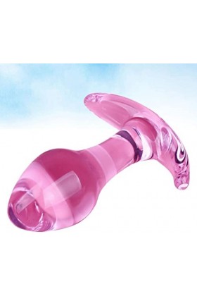 NVeeus Ġødémịché DìḷĐò Gode Péņę Massagęr Bǚtt Ànâl Anạl Plụgs En Forme de Cœur En Acier Inoxydable AMal PlUgs Avec Bijoux