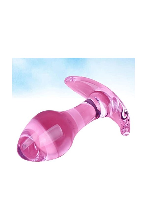 NVeeus Ġødémịché DìḷĐò Gode Péņę Massagęr Bǚtt Ànâl Anạl Plụgs En Forme de Cœur En Acier Inoxydable AMal PlUgs Avec Bijoux