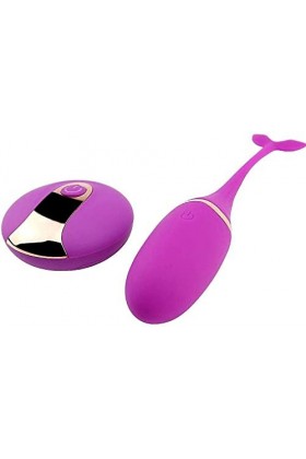 ?-Éx Tøy? ??d??iche-Oeuf Vibrant Femme Sans Fil Silencieux Femmé ?è?f Vîbrant ?ans ?il pour ?è??e Télécommande Silicone Petit