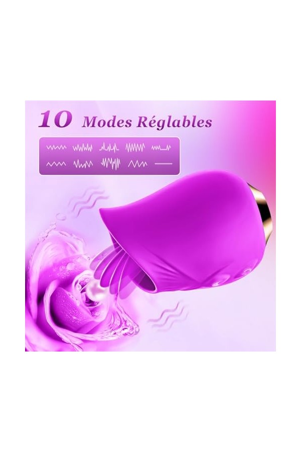 Vîbromasseúrs Feminin Clìtoridién 10 Modes Sēxes Plaisir Šèẋ Tôýs Femme Sèxtôysë Couple Pláîsir, Vîbromásseúrs Fēminin va et
