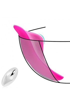 BioPlj Culotte V?B???Te Clitoràls étanche Vibàrtor Bùllet pour femme Tõngue Vibràtor Clitoriàl V?B?? et Vibràting Tõy Adult S