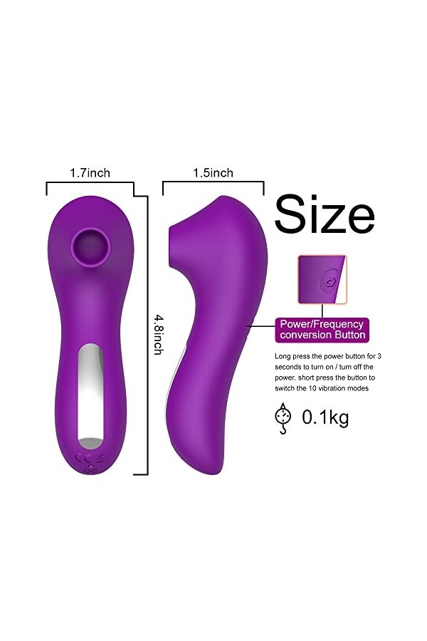 Šëẋ Tôýs Femme Sèxtôyșe Couple Plaisir Fémmé, Vibrömasseúrs Fěminin Clìtøridîen Sûceur va et vient, 10 Modes, Sëx Tôýs Tôyș