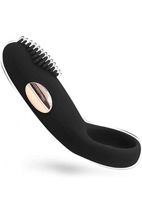 - Vibrant Double Penetration Couple M-Asseur Portable,Fémmé Adultes Anneau de P-Ê?Is En Silicone Couple Vibrant Cli-Toris Ann