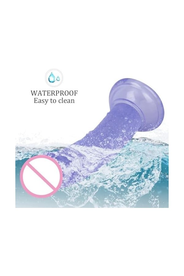 PUNB Gode Faux pénis réaliste souple pour les couples vaginaux Ġőđṃichét Gődeṣ