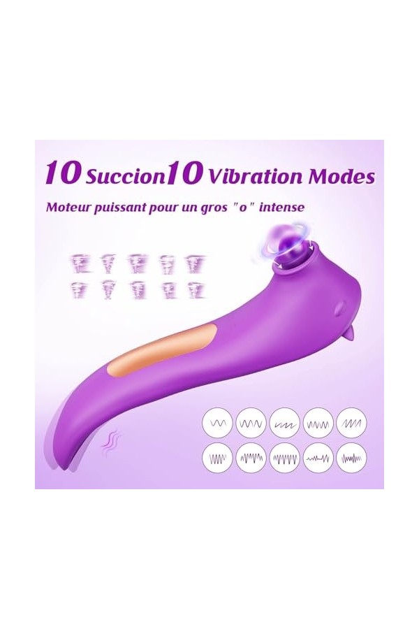 AMOZICI Vibrømasseúrs Fēminin va et vient avec 9x9 Modes,Sēxtôyse Šèẋ Tôýs Femme Sèxtôysë Couple Plaîsir Fémmé, Vîbromásseúr