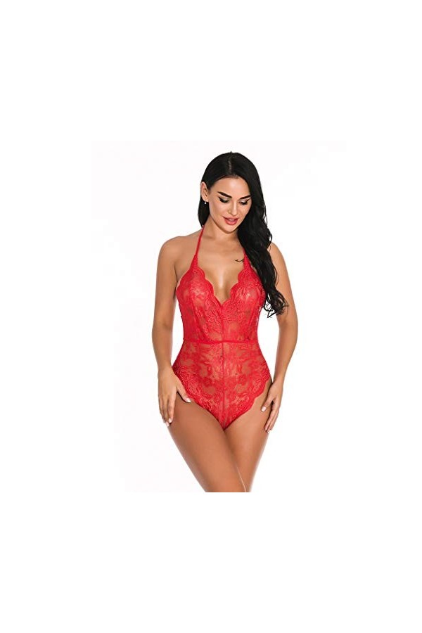 Jumpsuit Femme Chic Lingerie Femme Sexy Body Jumpsuit Femme Sexy Nouveau Body Sexy en Dentelle Femmes Combinaison Sexy Teddy 