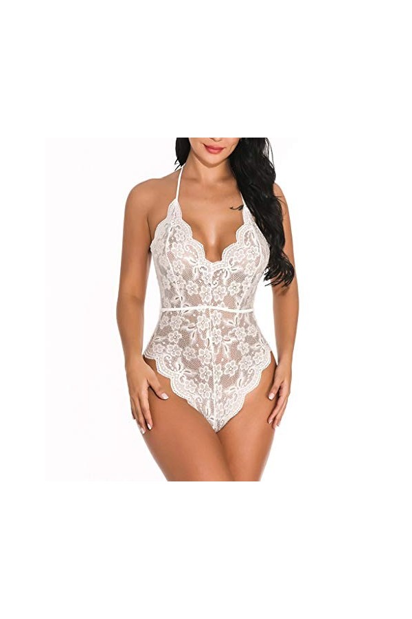 Jumpsuit Femme Chic Lingerie Femme Sexy Body Jumpsuit Femme Sexy Nouveau Body Sexy en Dentelle Femmes Combinaison Sexy Teddy 