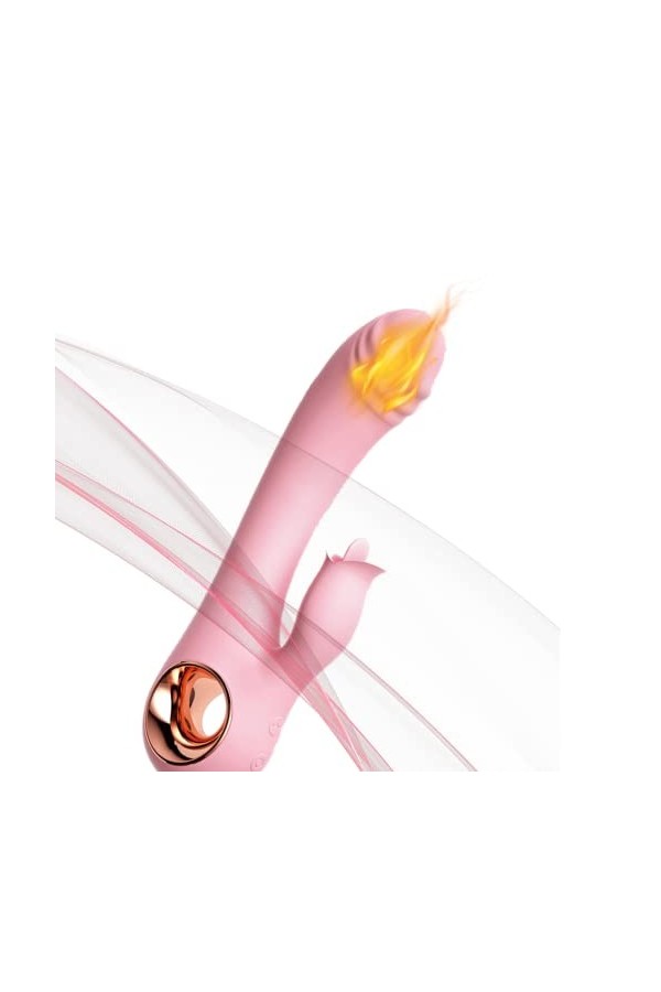 Vîbrømásseúrs Fẹminin Clìtøridîén Sucëur Ġôdë Vibrø-másséur va et vient 10 Modes Sëx Tôýs Femme 100% étanche Sèxtôyse Couple