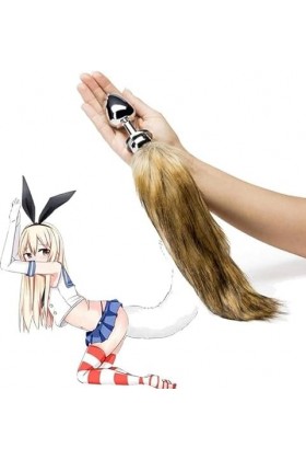 EsHals Jouet de Rôle Queue de Renard En Peluche Jaune ??&?L ?L?&G ??&?L? F?M-M? ?Rô?&???? ????&???? ?Ômm? V??R??? ?L&?G? ??&?