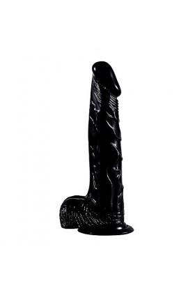 18 Cm Super Ceinture Confortable et Saine avec Base Lông Gode ventòuse Pòrtable Gode Realiste Femme Sex Matériau en Silicone,