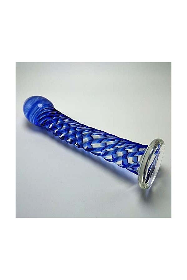 Gode Jelly Cristal Transparent Lông Gode vëntòusë Pòrtable Gode Realiste Femme Sex Matériau en Verre,Doux et Facile à Transpo