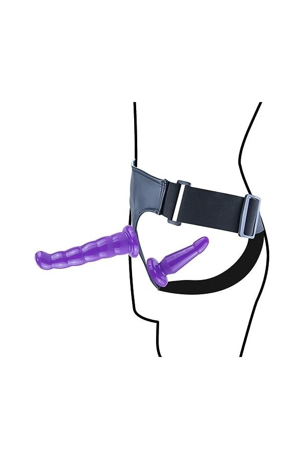 CPXZYU?-Éx Tøy? ??d??iche-Clit-Ørìdî??-Double tête Portable Doux Durable et Facile G3193