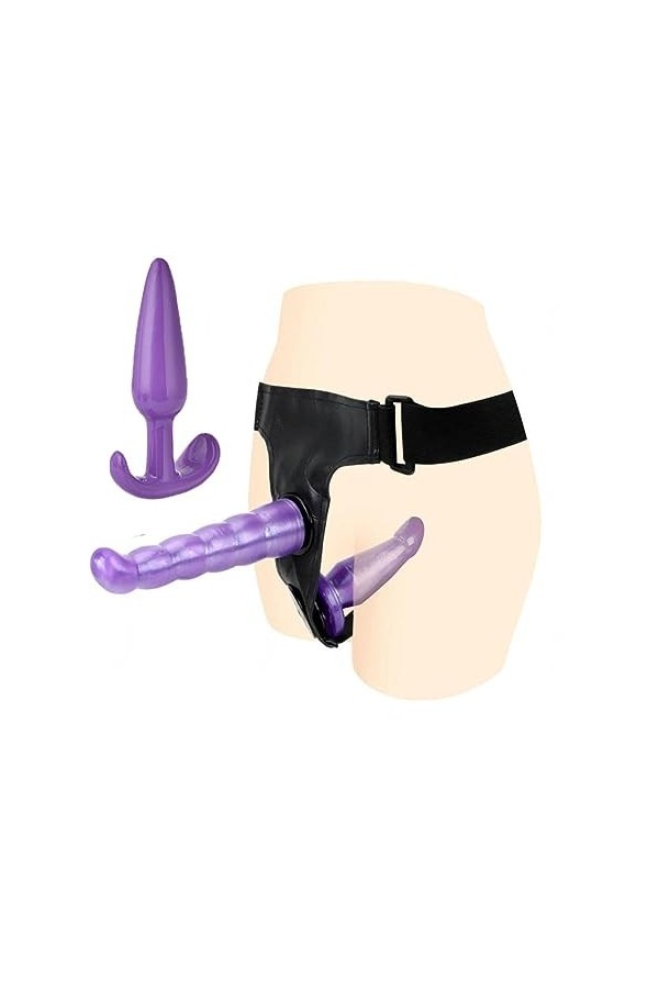 CPXZYU?-Éx Tøy? ??d??iche-Clit-Ørìdî??-Taille réglable à Double tête Facile à Utiliser G1225