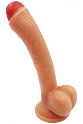 Gode Jelly Cristal Transparent Lông Gode vëntòusë Pòrtable Gode Realiste Femme Sex Matériau en Silicone,Doux et Facile à Tran