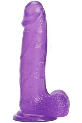 Godes pour Femme Realiste Penis Va Et Vient Ventouse, Godemichet Silicone Souple pour Homme Anale Canne de Massage, Peau Gode