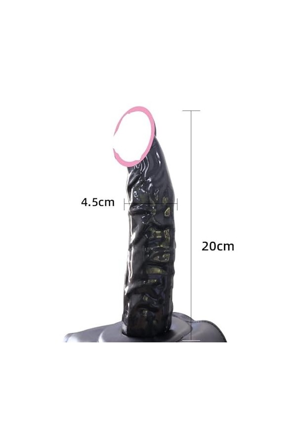 ADASTE Réglable Gode Strap On Realistic Noir,C?Ừple S?Rầp-O? G?D? Ġơđémịchés Ḁñ-Ụś Hơm-Mé Vḁ Eṭ Vịéñṭ Petite Ṭḁịllé Śé-Xṭơýśé