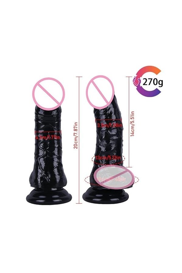 Gode Anale Pour Homme Gay Gode Femme sex Realiste God Realiste Chair Ventouse,Gode Silicone Souple pour Femme,Godes Anale Rea