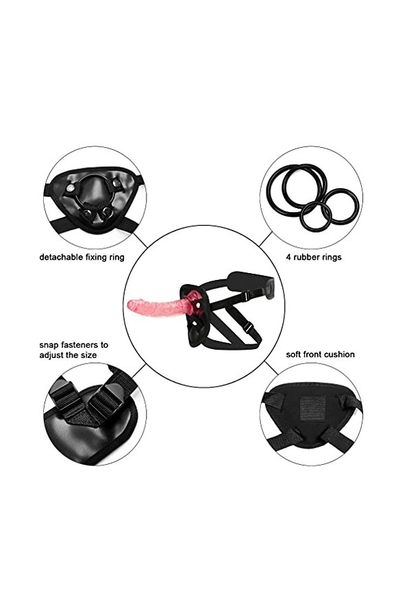 ADASTE Creux Gode Pour Hömmé Ceinture Culotte Avec Gódèmičhêt Silicportable Séxuel Ouvert Entre