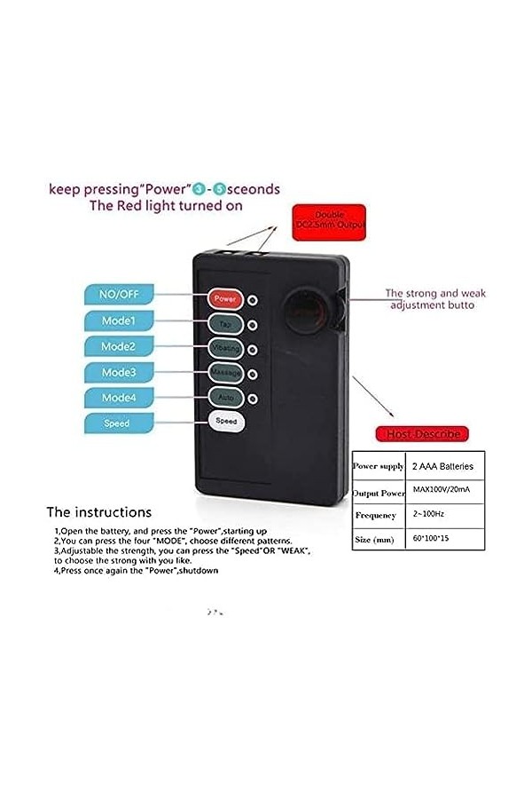 EsHals Électro Stimulateur Electro Annèaux Et Électro Stimulation Musculaire - Rééducation, Massages, Soins de Kinésithérapie