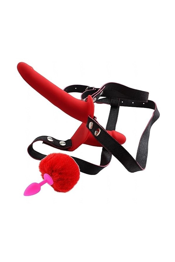 CPXZYU?-Éx Tøy? ??d??iche-Clit-Ørìdî??-Double Ceinture réglable Portable Portable et Facile à Tr G3448