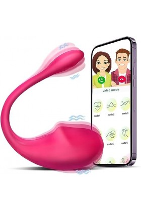 EsHals Séxtôysé Oẹuf Vibrant Fémmé Sans Fil Avec ?Pplication, Mini Vibromasseurs F?Mịnin Clị?Ọrị?I?N ?Ị?Cret Silencieux, S???