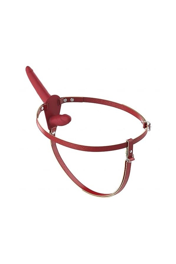 CPXZYU?-Éx Tøy? ??d??iche-Clit-Ørìdî??-Ceinture réglable à Double extrémité Portable Lisse résistan G685