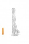 BioPlj-?îld? Áñ?l?? P?ll?-Gros Petit Silicone Confortable et Facile à Nettoyer,Transparent-M D538