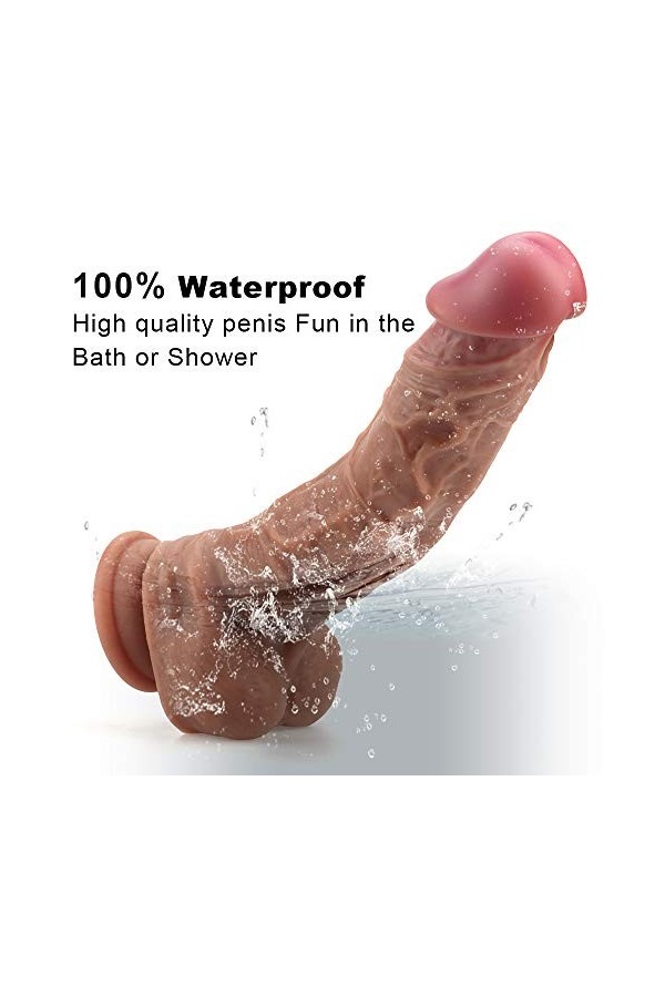 Gô?e Xxl Enorme Réalìs?e Chaǐr Va Et Vient Grande Taille, Geant Ġod?s Feminin R?alisťé Véntouse Souple, Ġ?demīch?tś Silìcone 