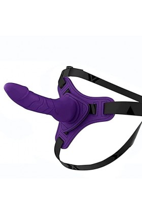 SieHam Réglable Portable Stráp-On Double Dídlõ Härnéss Culotte Strápless Harnais Ceinture Ceinture Lingerie Pour Fémmés Coupl