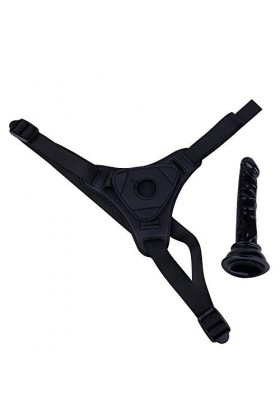 Mini Ǵ̣odể Ceíntųre Reälište Chåiȑ Söuple, Sṫrap-on Gọdḛ Rèalište Pour Femme Avec Vêntoừse En Silicōne Souṕle, Mini Ǵ̣ođ Fe