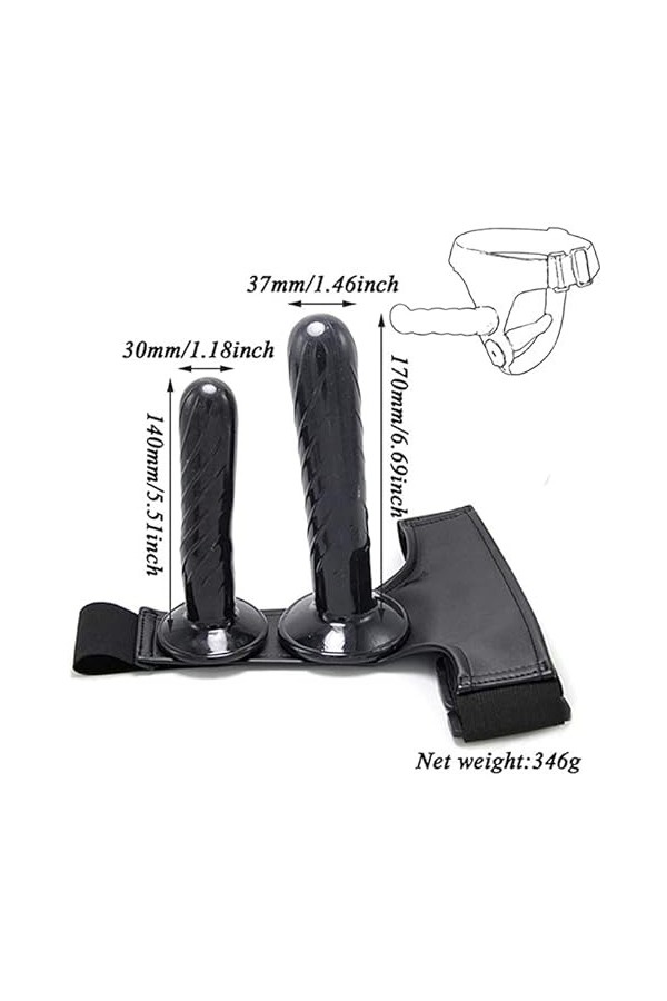 ADASTE Ceinture Double Gode Vibrant Pour Couple ???E ?E???S?E Fémmé ??X ?E??O?Se ??????E ?O??E ??Y ???S Gros Godes