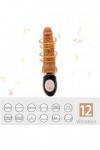 Godes pour Femme Realiste Penis Va Et Vient Ventouse, Godemichet Silicone Souple pour Homme Anale Canne de Massage, Peau Gode