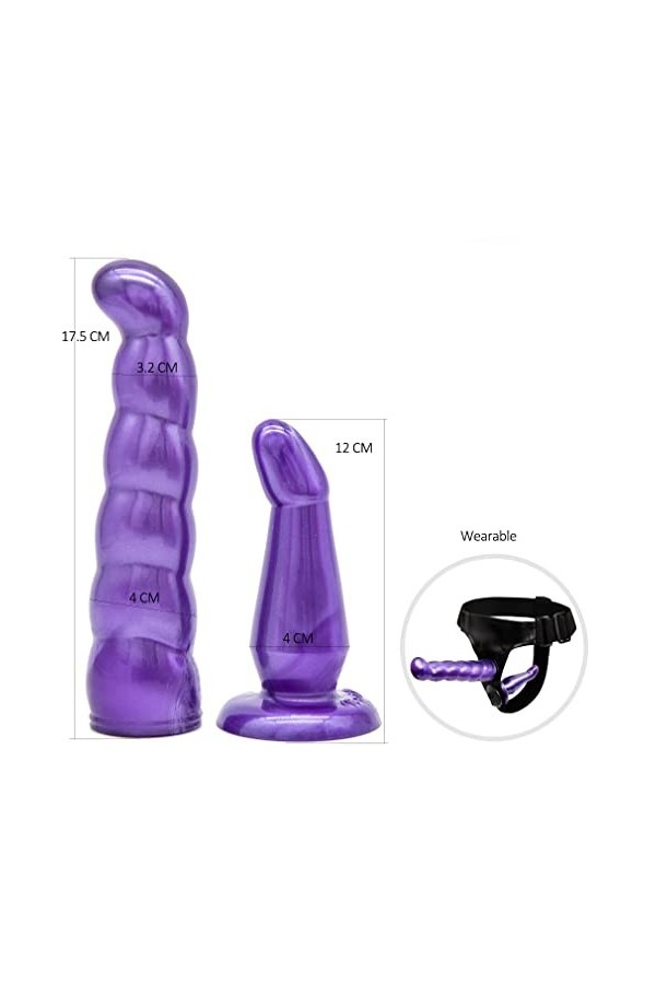 ADASTE Đ????? Ｐé?É??????? Ġ???? Ṿ?????? Gódẹ Ceinture Strap-On Godeṃichet Ànàlé Fémmé Clîtórídíen,Godeś Ceintures Reaḷisṭe Hö