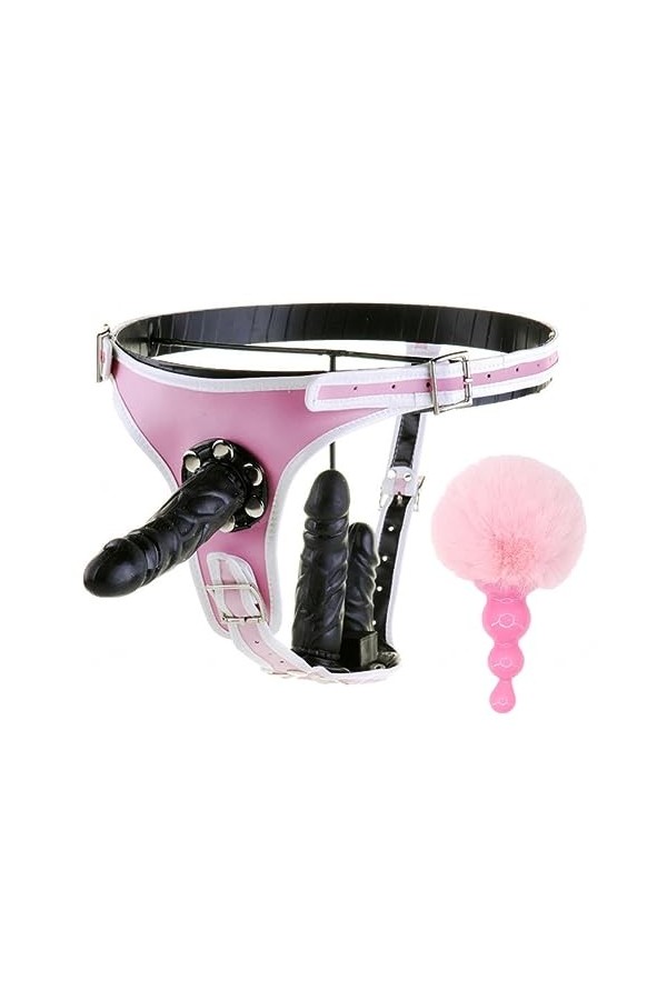 CPXZYU?-Éx Tøy? ??d??iche-Clit-Ørìdî??-Ceinture réglable à Double extrémité Portable Portable et Facile à Tr G3351