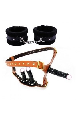 CPXZYU?-Éx Tøy? ??d??iche-Clit-Ørìdî??-Ceinture imperméable réglable à Double extrémité Amovible e G707