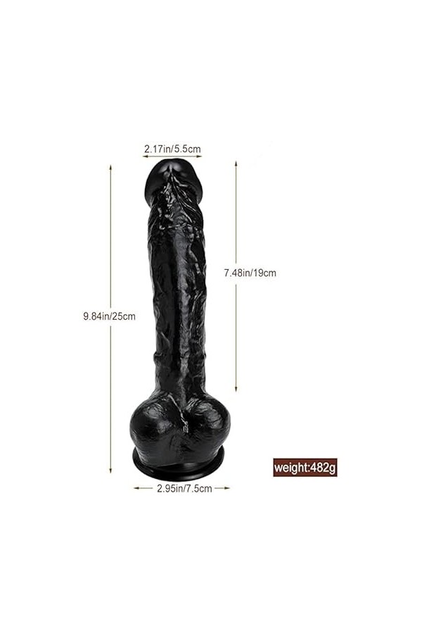 HytTer Gode Jelly Cristal Transparent Lông Gode Vëntòusë Pòrtable Gode Realiste Fémmé Séx Matériau En Silicone,Doux Et Facile