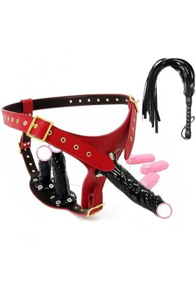 CPXZYU?-Éx Tøy? ??d??iche-Clit-Ørìdî??-Ceinture réglable à Double extrémité Portable Portable et Facile à T G265