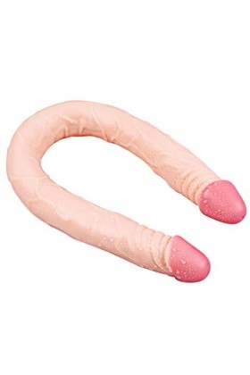 Double Tête Réaliste Gode GÔDË TOYSPOUR FẸMININ ĞAY GODE RÉALISTE LESBIEN,GODE FLEXIBLE À PÉNIS TRÈS LONG DONG JS9