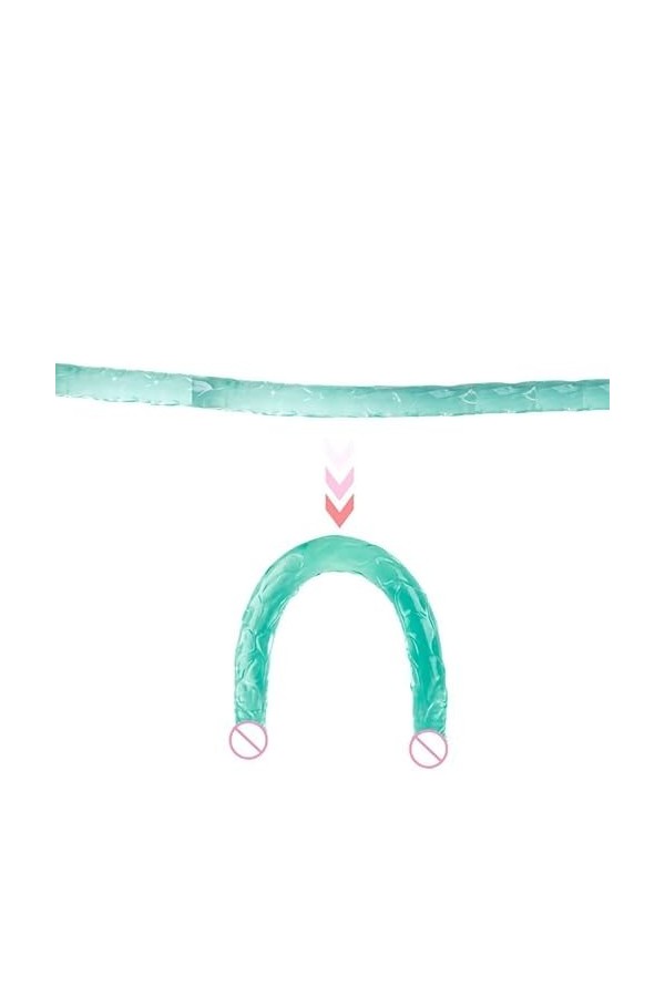 Godes pour Femme Realiste Penis Va Et Vient Ventouse, Godemichet Silicone Souple pour Homme Anale Canne de Massage,Peau Godem