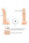 Godemichet Pour Femme - Godemichet Realiste -Dildo - Vibreur Godemichet Homme Gode Pour Homme Et Femme Six jouets K2S K4Q