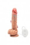 Godes pour Femme Realiste Penis Va Et Vient Ventouse, Godemichet Silicone Souple pour Homme Anale Canne de Massage, Peau Gode