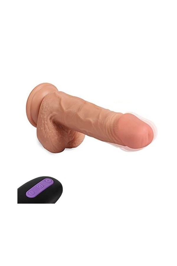 Vibromásseurs Feminin Clitorîdîen va et vient Vibromasseurs Feminin portable gode réaliste Vaginal et Aanal Gode anale Penis