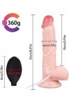 Godemichet avec Ventouse Godes Aňàle pour Homme Femme Realiste, Petite Taille Real Godemichet pour Femme Homme Aňàle Couche S