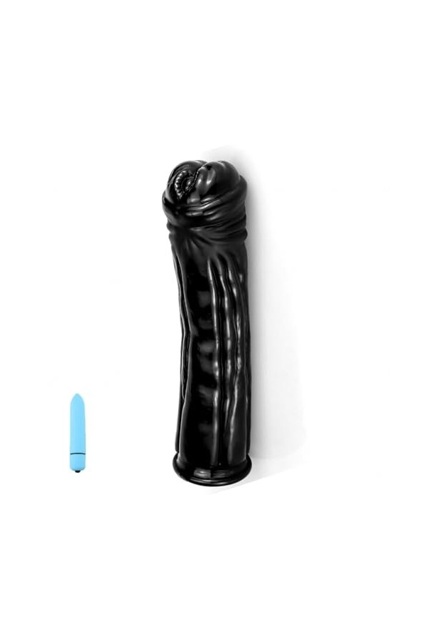 BioPlj-?îld? Áñ?l?? P?ll?-Énorme Silicone incassable Confortable et Doux pour Une Utilisation Facile,Black D582