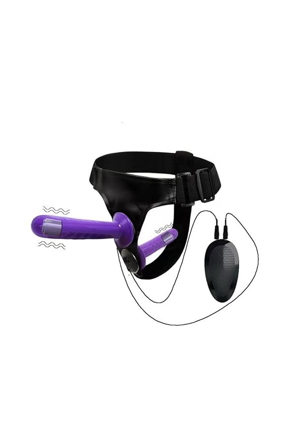 ARKNAV Double Gode Ceinture Vibrant Télécommandé Go-Dé Ceinture Pour Couple Go-De Fémmé Séx Réaliste Realiste God??I?Hét Pour