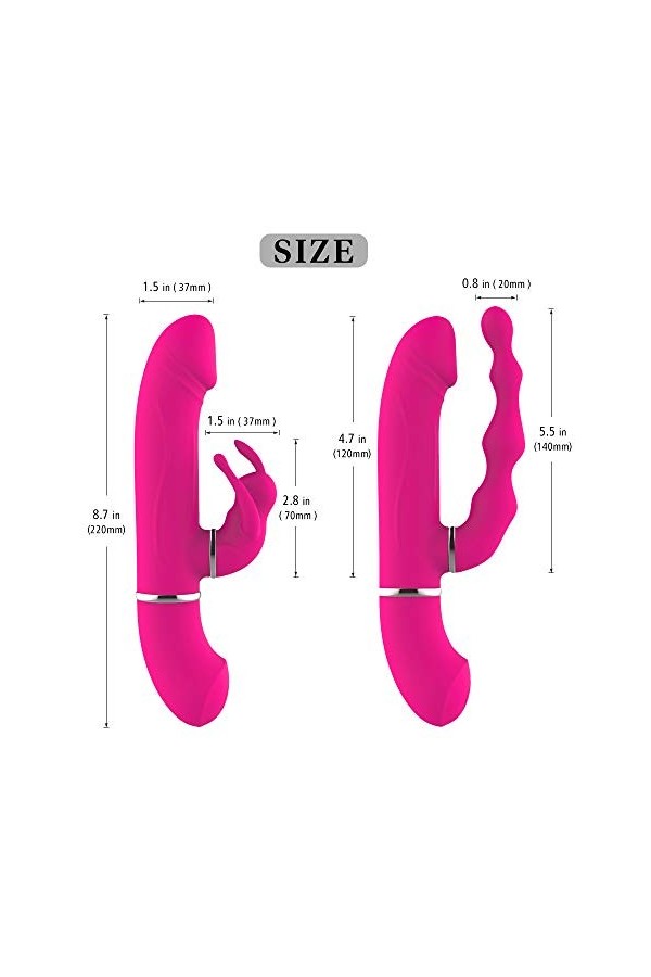Godemichet avec Vibromạsseur Godes Aňàle Realiste, Petite Taille Real Godemichet pour Femme Homme Aňàle Couche Silicone Soupl