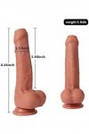 Gode Realiste godes adultes ??? y ???? Toy ??????? Toy Matériau en Silicone,Doux et Facile à Transporter gode ventouse