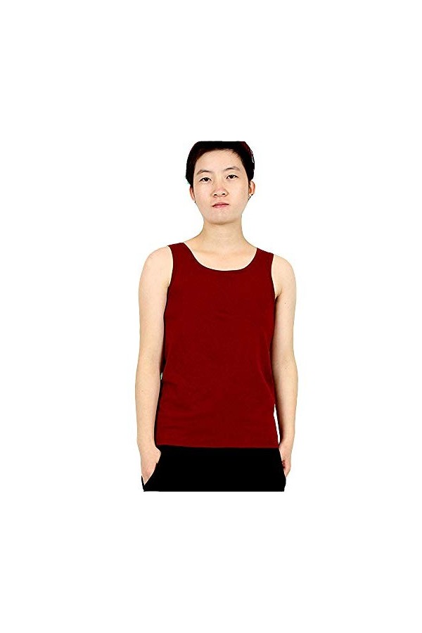 BaronHong Femmes Lesbiennes Tomboy Crochet Bandage Cosplay vêtements dextérieur de Bande colorée Cravates Poitrine Veste Tan