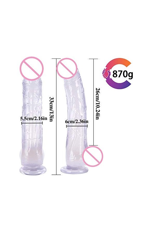 Gode Realiste Chair Lông Gode vëntòusë Pòrtable Gode Realiste Femme Sex Matériau en Silicone,Doux et Facile à Transporter