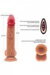11,7 pouces Jouet souple Gode Femme Sex Realiste Godemićhet pour Homme ạnạle Debūtạnt Petit Godemićhe pour Femme Veńtouse XL